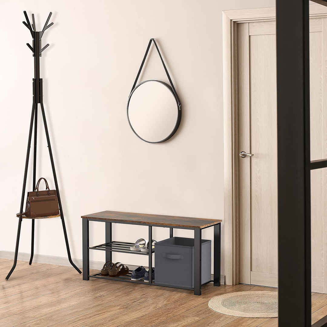 Rustiva Simple Houseware 2 Tier Shoe Bench Rack | Furniture | Waseeh Pakistan