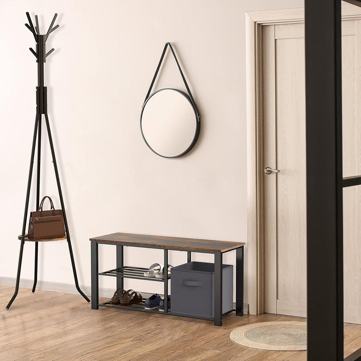 Rustiva Simple Houseware 2 Tier Shoe Bench Rack | Furniture | Waseeh Pakistan