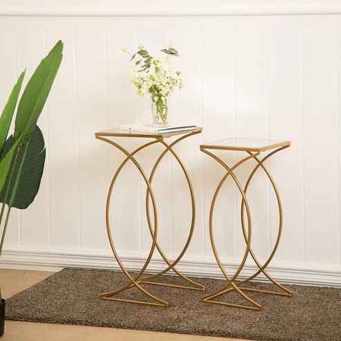 Saske Lounge Center Coffee Serving Sofa Side Nesting Tables | Furniture | Waseeh Pakistan