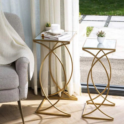 Saske Lounge Center Coffee Serving Sofa Side Nesting Tables | Furniture | Waseeh Pakistan