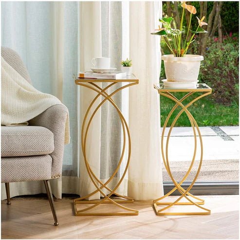 Saske Lounge Center Coffee Serving Sofa Side Nesting Tables | Furniture | Waseeh Pakistan