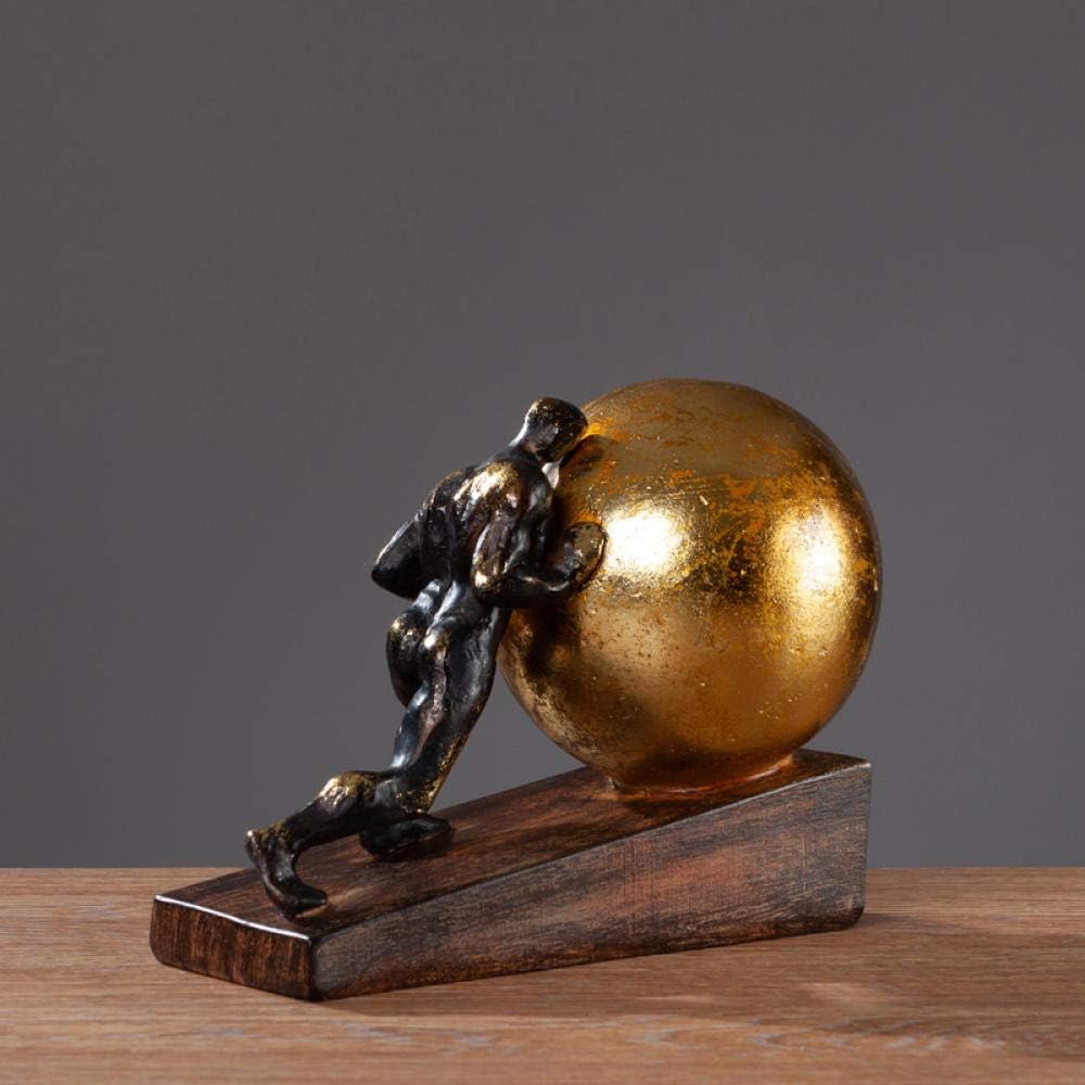 Sculptures Statues Gymnastics Push Ball Player | Home Décor | Waseeh Pakistan