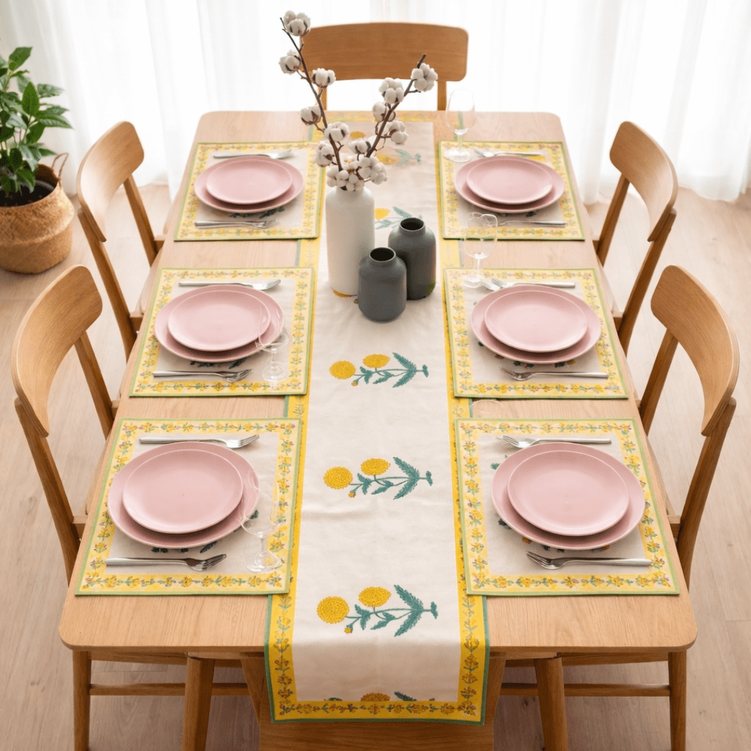 Selenea Table Runner &amp; Mats Set | Home Décor | Waseeh Pakistan