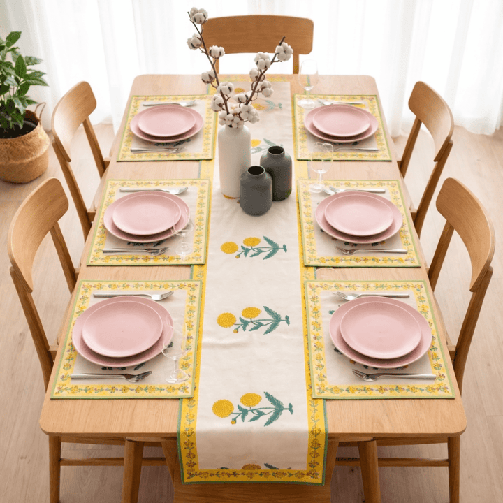 Selenea Table Runner &amp; Mats Set | Home Décor | Waseeh Pakistan