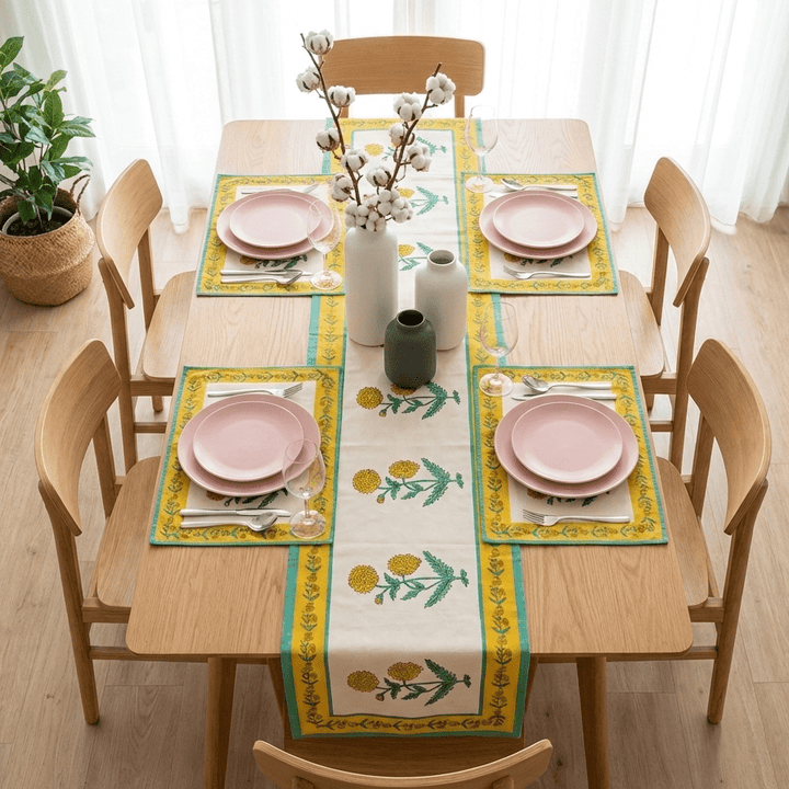 Selenea Table Runner &amp; Mats Set | Home Décor | Waseeh Pakistan