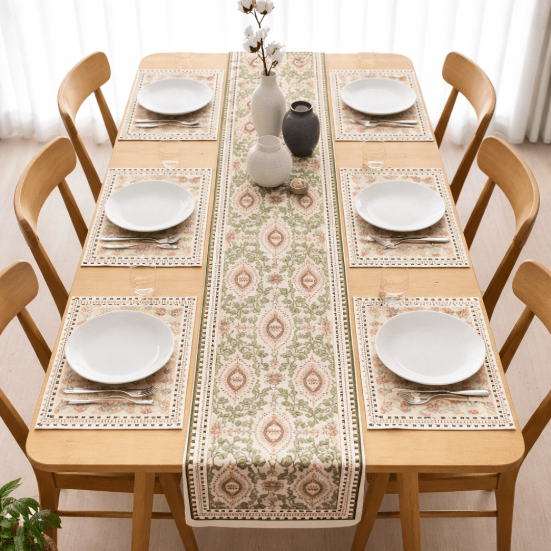 Selenea Table Runner &amp; Mats Set | Home Décor | Waseeh Pakistan