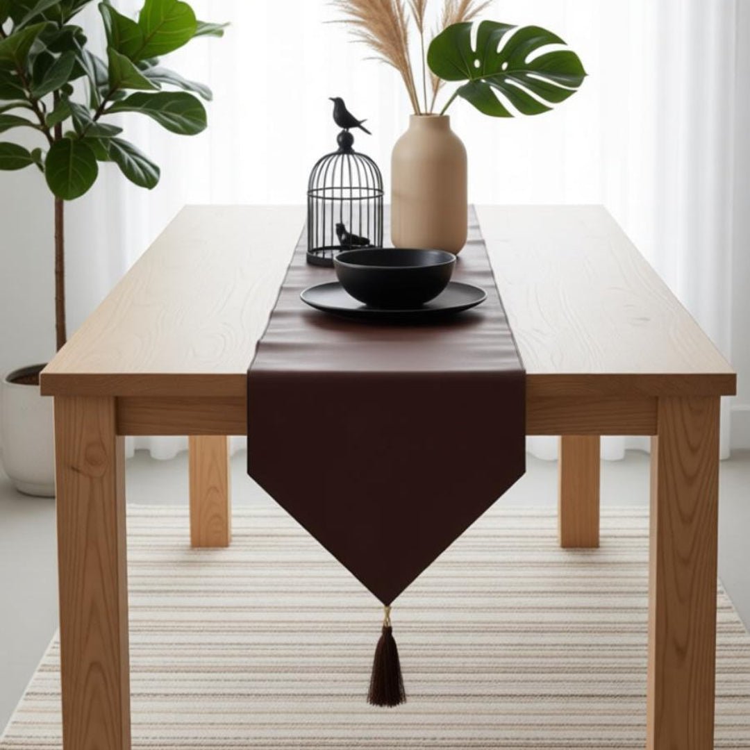 Seronae Table Runners (Leather) | Home Décor | Waseeh Pakistan
