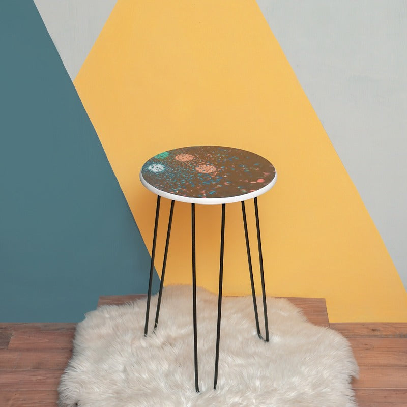 Black Hopes Universe Living Lounge Center Side Hairpin Table - waseeh.com