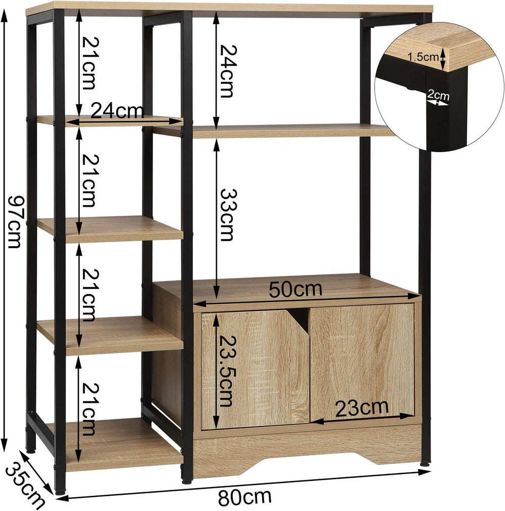 Shei Standing Shelve Drawing Lounge Living Room Bookcase Storage Cabinet Rack | Not Sale FB | Waseeh Pakistan