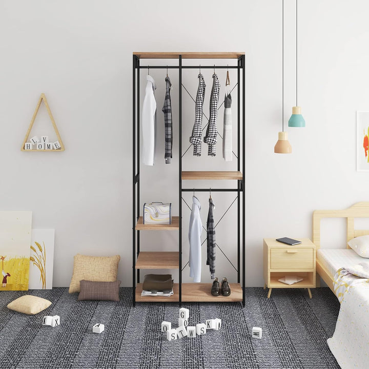 Shekels Coat Clothes Shoes Stand Storage Hanging Rack | Not Sale FB | Waseeh Pakistan