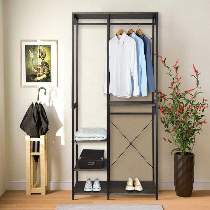 Shekels Coat Clothes Shoes Stand Storage Hanging Rack | Not Sale FB | Waseeh Pakistan