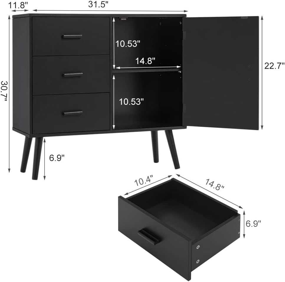 Shrewd Living Dining Bedroom Bathroom Storage Hallway Cabinet | Furniture | Waseeh Pakistan