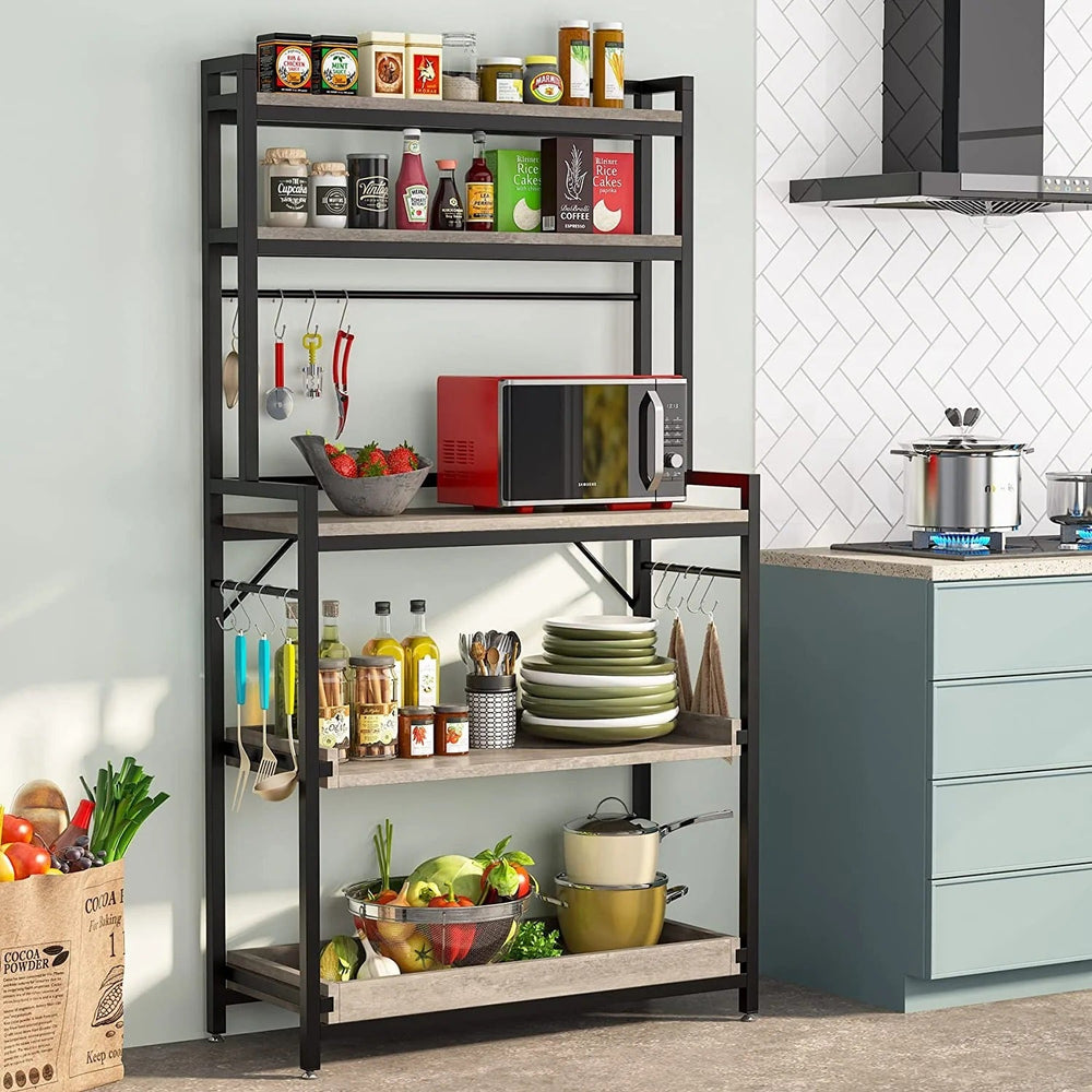 Slew Microwave Kitchen Storage Organizer Bakers Rack | Furniture | Waseeh Pakistan