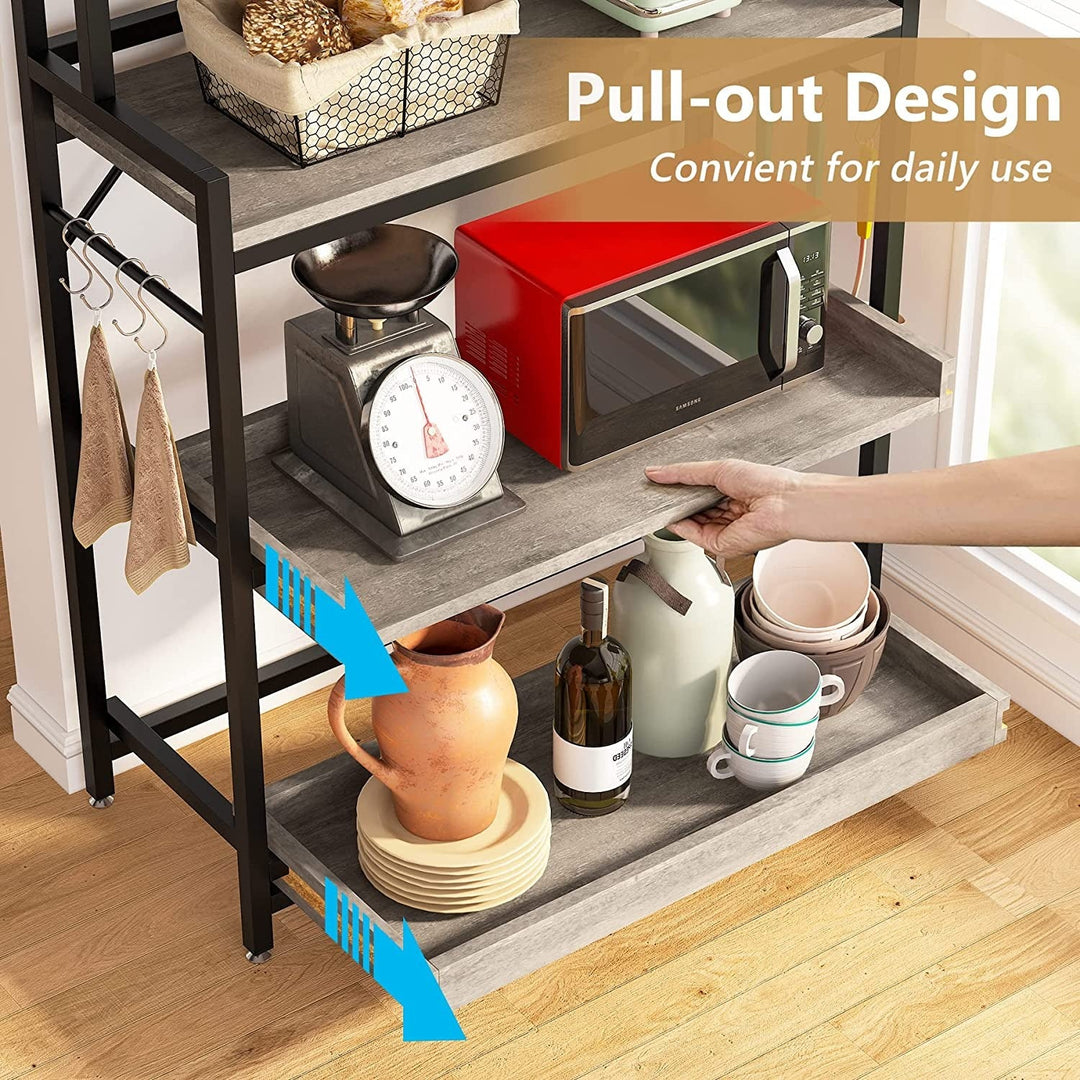 Slew Microwave Kitchen Storage Organizer Bakers Rack | Furniture | Waseeh Pakistan