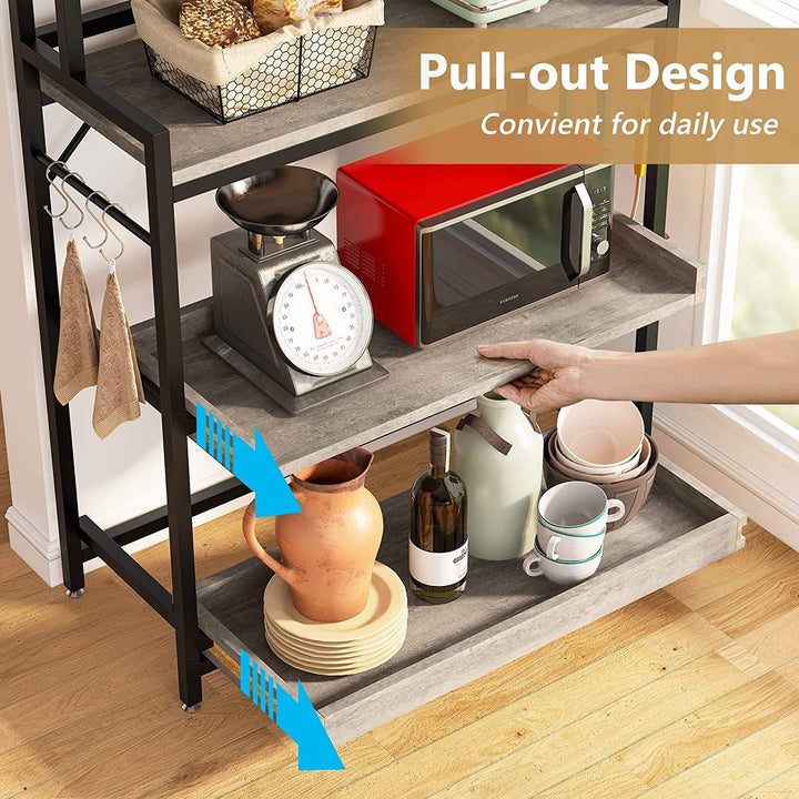 Slew Microwave Kitchen Storage Organizer Bakers Rack | Furniture | Waseeh Pakistan