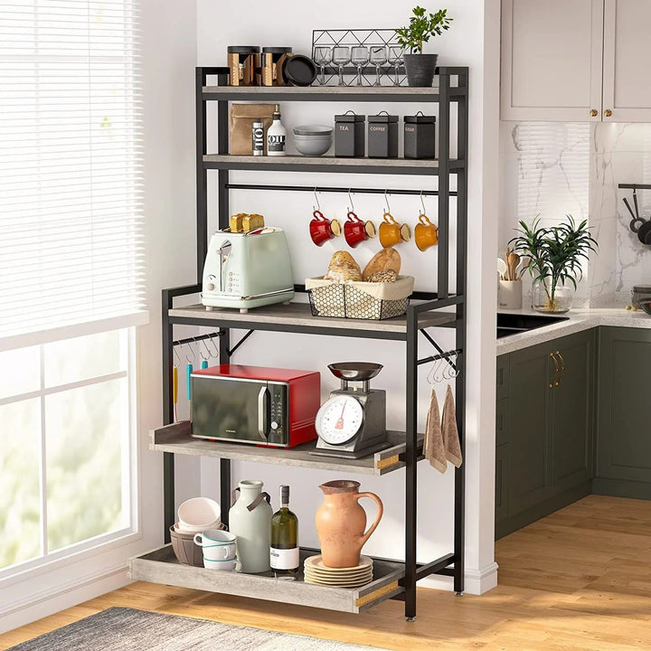 Slew Microwave Kitchen Storage Organizer Bakers Rack | Furniture | Waseeh Pakistan