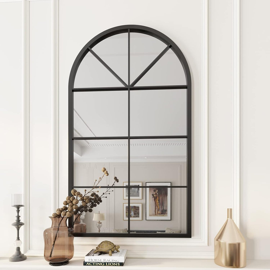 Smithin Mounted Hanging Arched Window Frame Home Decor Mirror | Home Décor | Waseeh Pakistan