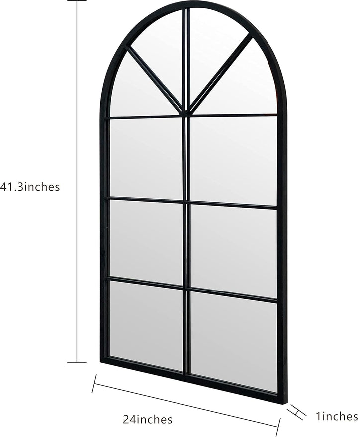 Smithin Mounted Hanging Arched Window Frame Home Decor Mirror | Home Décor | Waseeh Pakistan