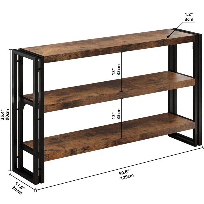 Smokestack Living Lounge Hallway Bookcase Media Console Table | Furniture | Waseeh Pakistan