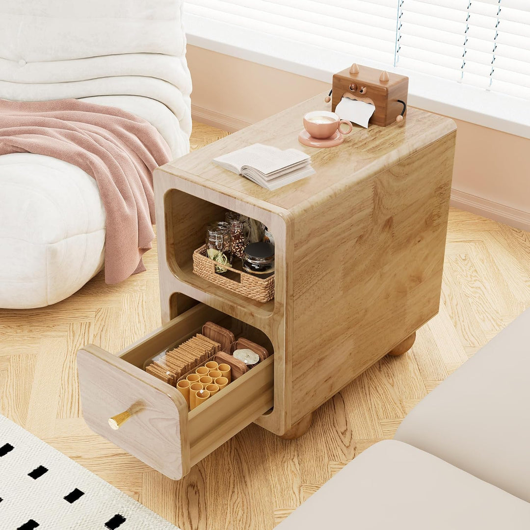 Sonara Nightsatnd Bedside Mini Drawer Side Table | Furniture | Waseeh Pakistan