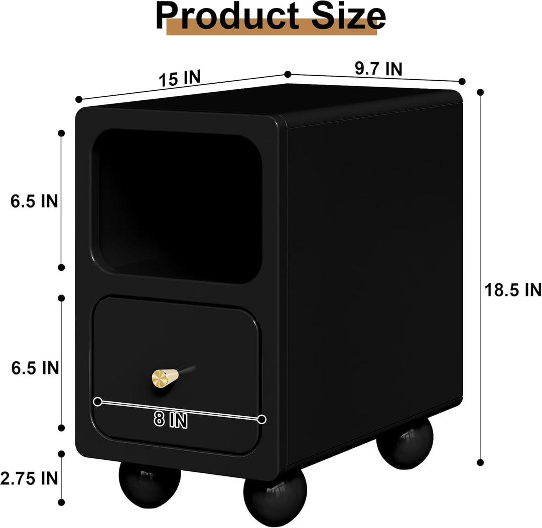 Sonara Nightsatnd Bedside Mini Drawer Side Table | Furniture | Waseeh Pakistan