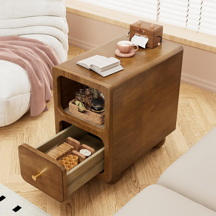 Sonara Nightsatnd Bedside Mini Drawer Side Table | Furniture | Waseeh Pakistan