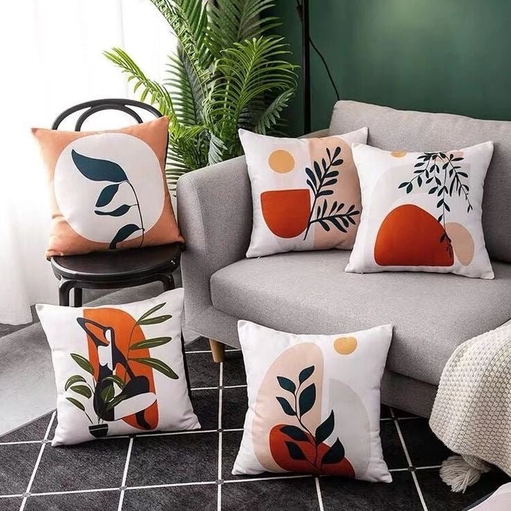 Sorevia Cushion Covers (Set of 5) | Home Décor | Waseeh Pakistan