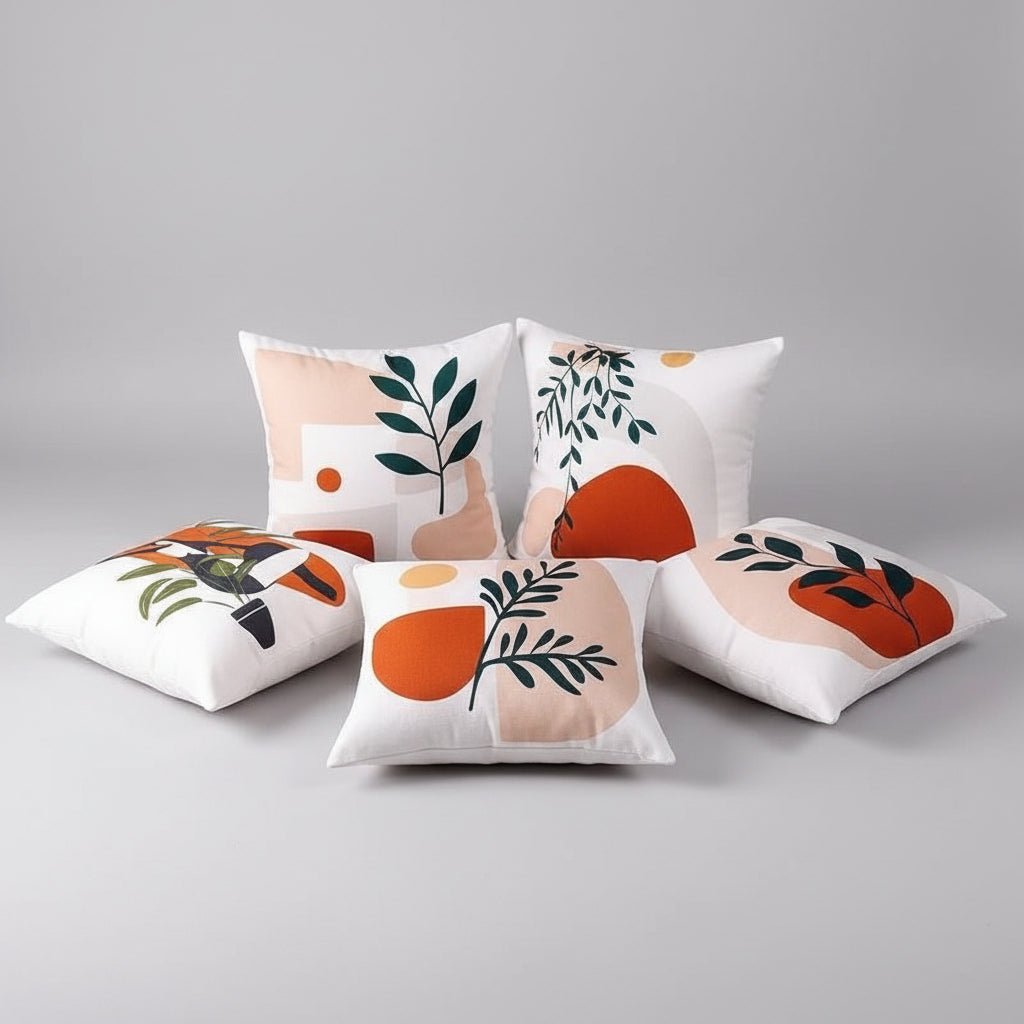 Sorevia Cushion Covers (Set of 5) | Home Décor | Waseeh Pakistan