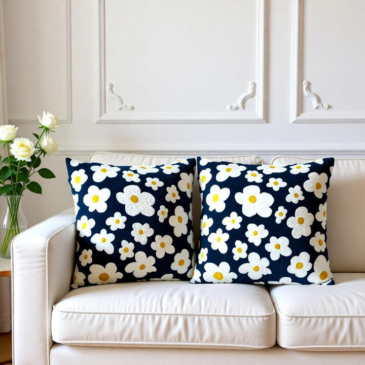 Soreya Bedroom Drawingroom Sofa Cushion Covers (Pack of 2) | Home Décor | Waseeh Pakistan