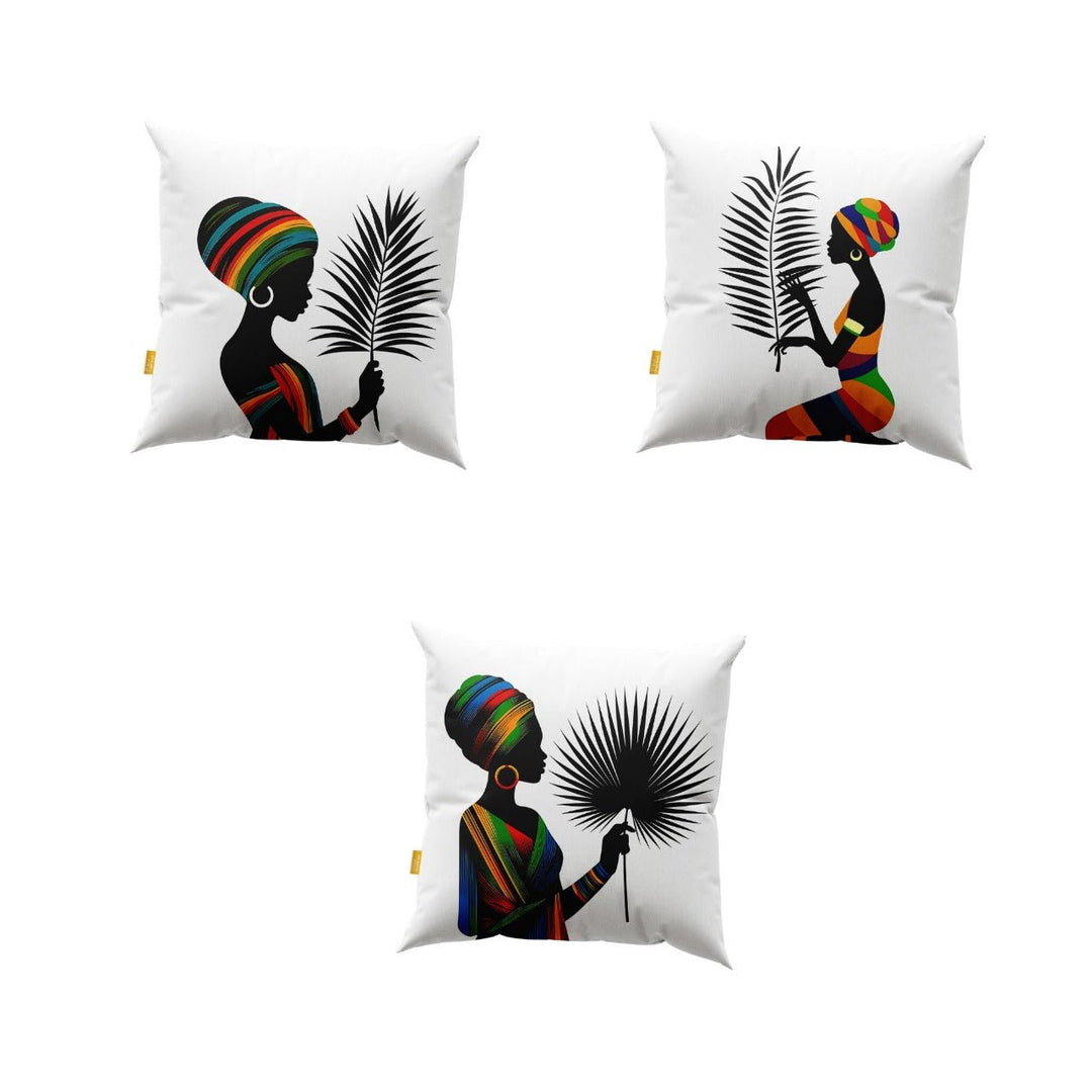 Soulfina Living Lounge Bedroom Cushion Covers (Set of 3) | Home Décor | Waseeh Pakistan