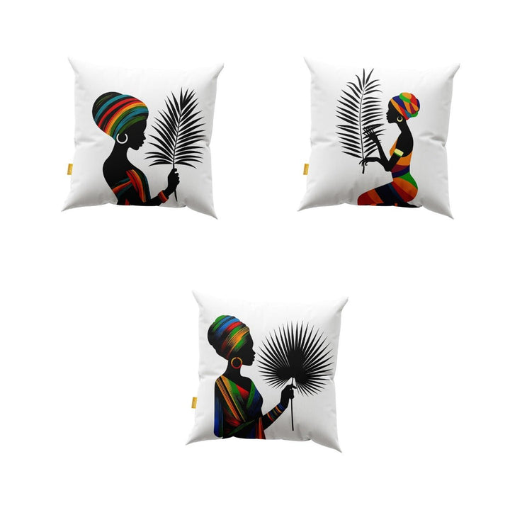 Soulfina Living Lounge Bedroom Cushion Covers (Set of 3) | Home Décor | Waseeh Pakistan