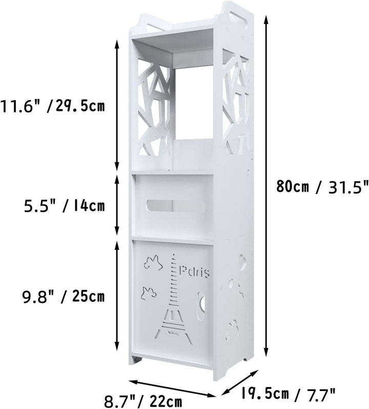 Spakoo Paris Bathroom Cabinet Stand Organizer Rack | Furniture | Waseeh Pakistan