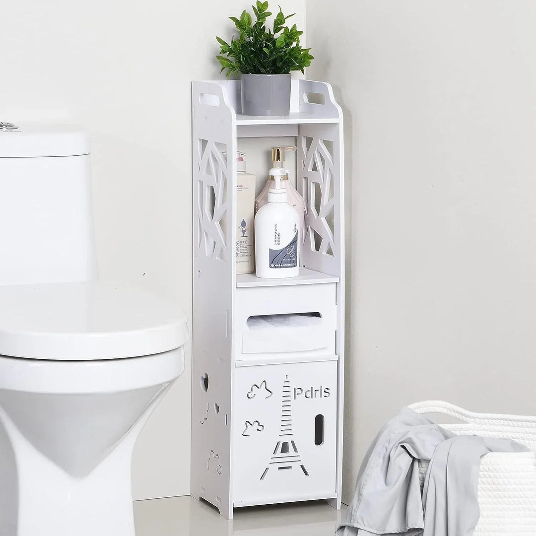 Spakoo Paris Bathroom Cabinet Stand Organizer Rack | Furniture | Waseeh Pakistan