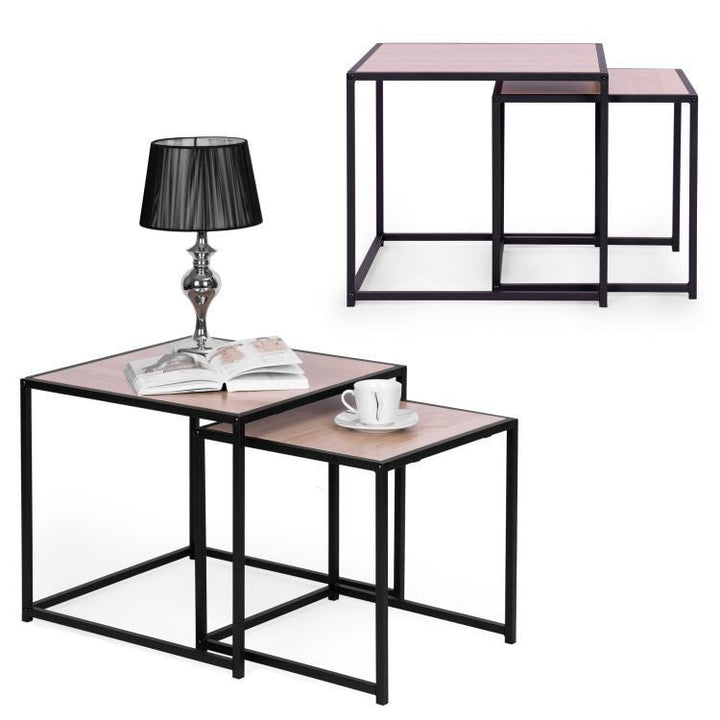 Spoza Living Lounge Coffe Center Nesting Tables (Set of 2) | Furniture | Waseeh Pakistan