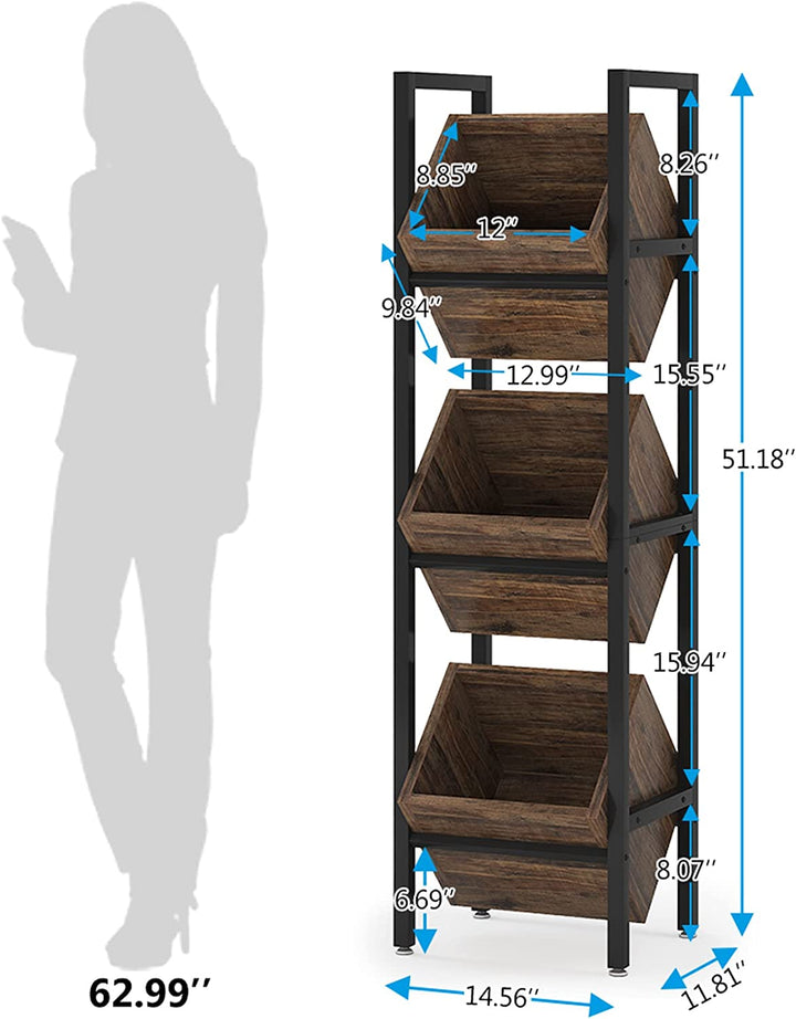Standing Basket Storage Tower for Kitchen Bathroom Living Room | Not Sale FB | Waseeh Pakistan