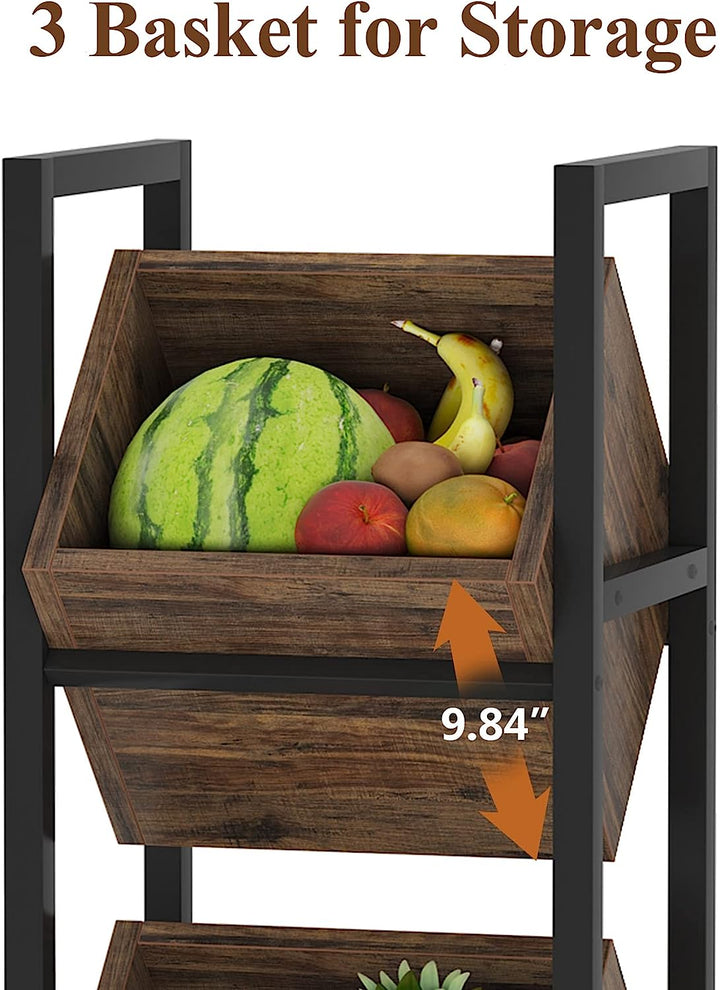Standing Basket Storage Tower for Kitchen Bathroom Living Room | Not Sale FB | Waseeh Pakistan