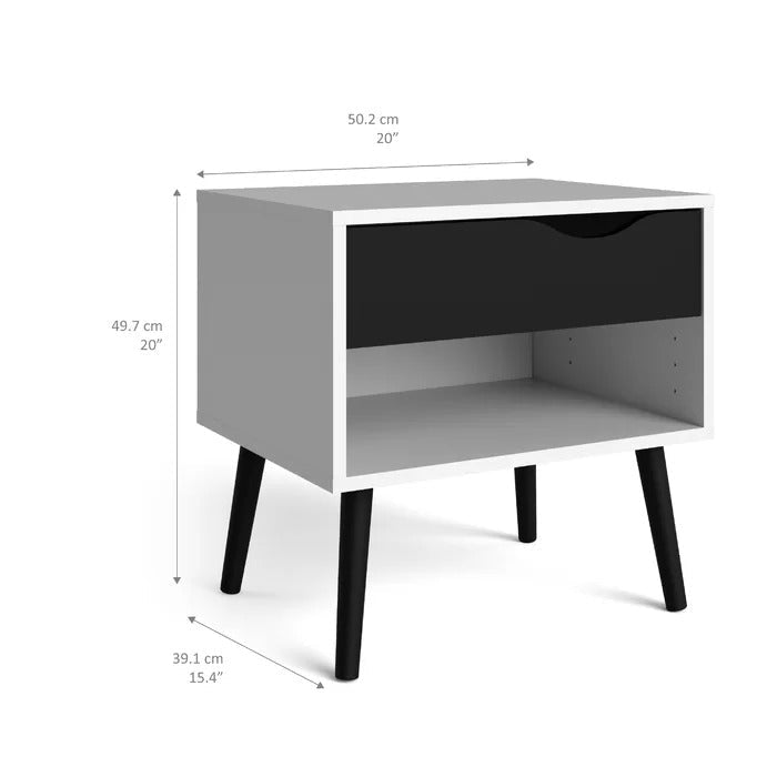 Subsist Nightstand Bedside Table With Drawer | Furniture | Waseeh Pakistan