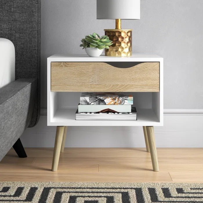Subsist Nightstand Bedside Table With Drawer | Furniture | Waseeh Pakistan