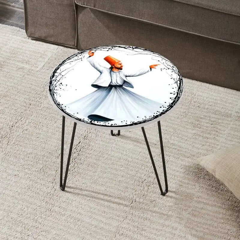 Sufi &amp; Ballet Whirls Living Lounge Center Side Hairpin Table | Furniture | Waseeh Pakistan