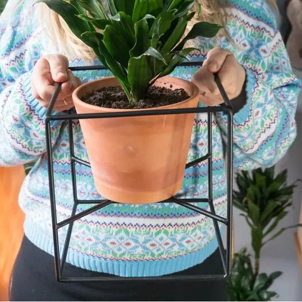 Sukudaa Metal Pot Organizer Plant Pot Rack (No Pots Included) | Furniture | Waseeh Pakistan