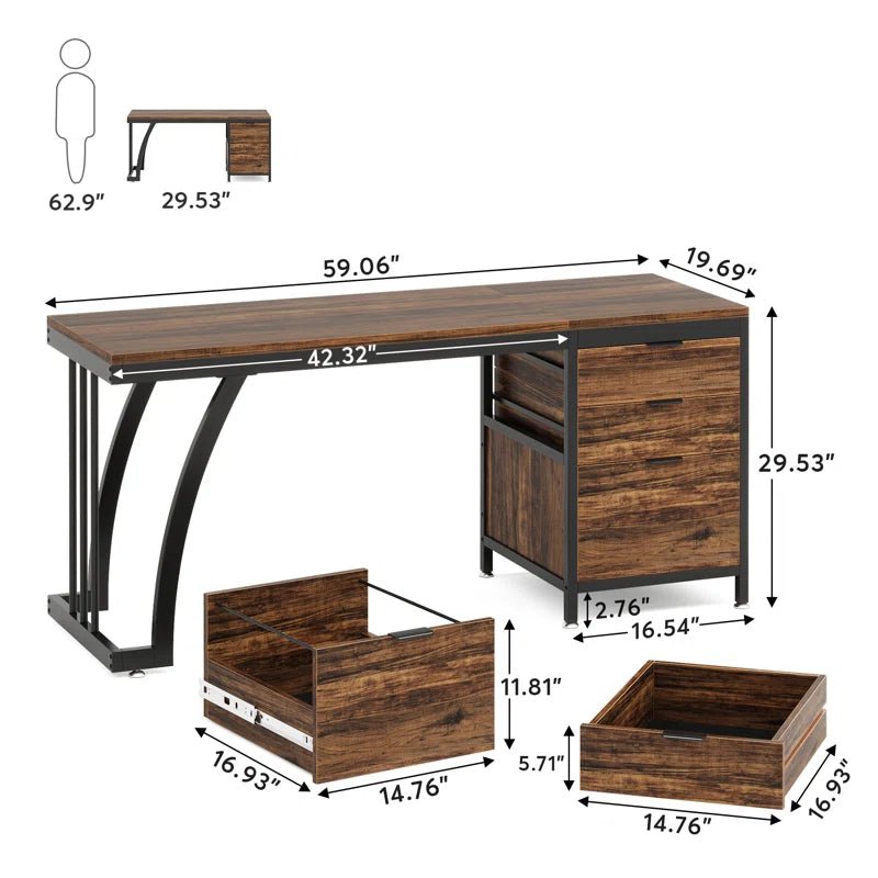 Syasia Home Writing Desk Office Workstation Drawer Table | Not Sale FB | Waseeh Pakistan