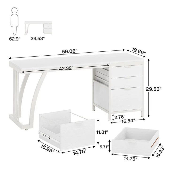 Syasia Home Writing Desk Office Workstation Drawer Table | Not Sale FB | Waseeh Pakistan