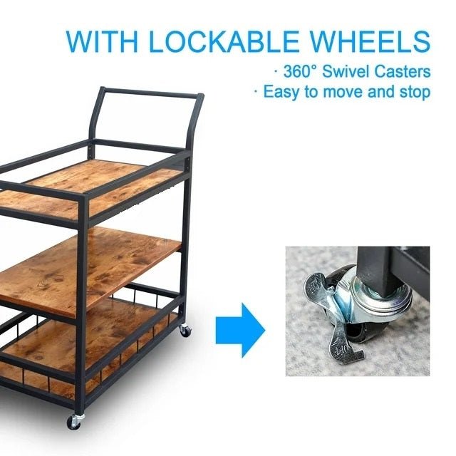 Tage Kitchen Storage Organizer Trolley | kitchen item | Waseeh Pakistan