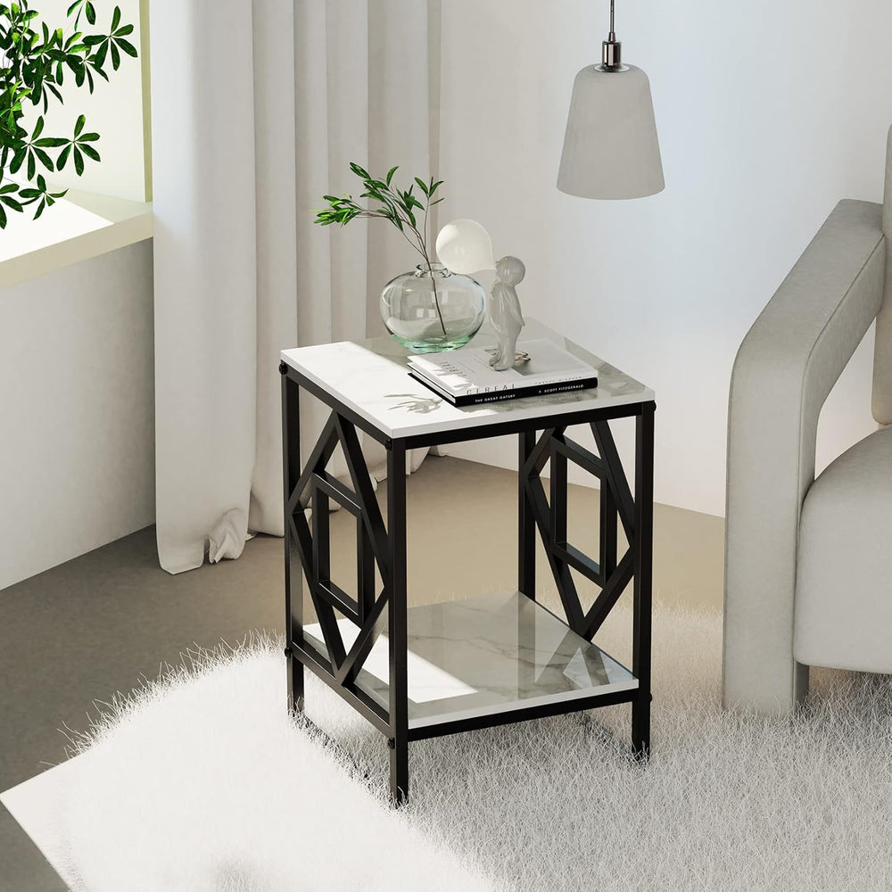 Tanzy Triangle Side Table Nightstand Bedside Table | Furniture | Waseeh Pakistan