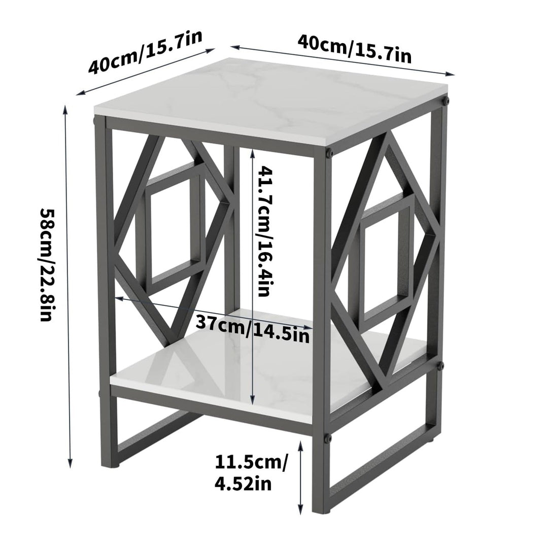 Tanzy Triangle Side Table Nightstand Bedside Table | Furniture | Waseeh Pakistan