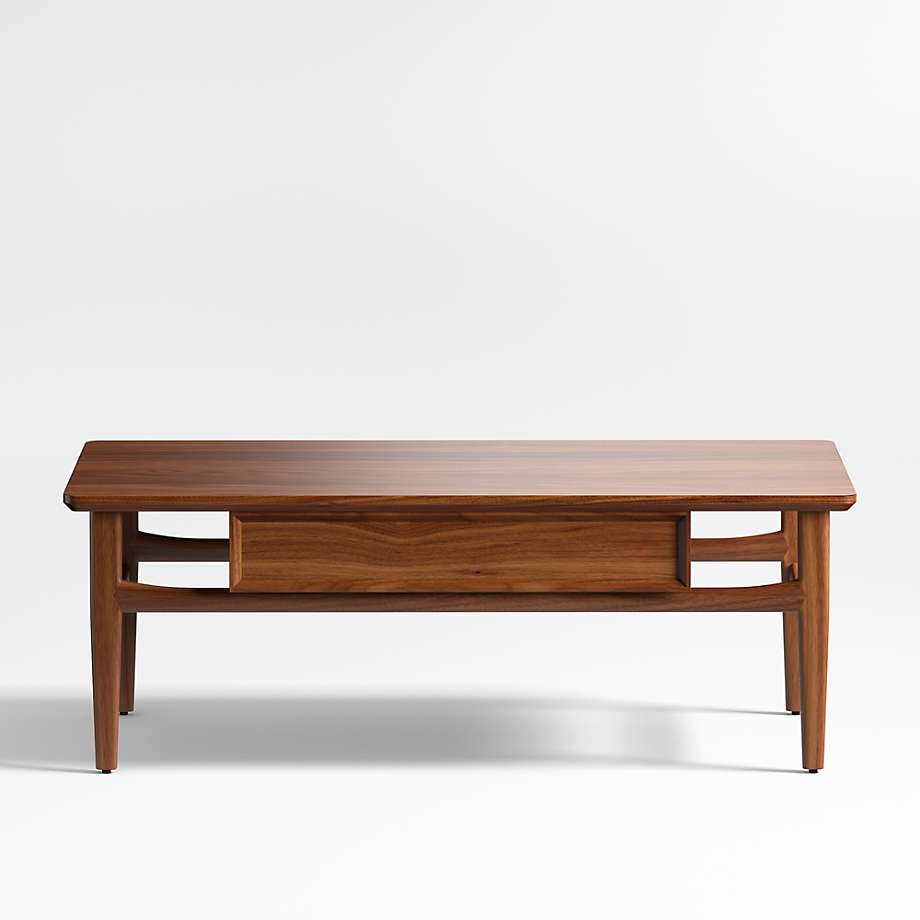 Tatez Living Lounge Center Rectangular Storage Coffee Table (Solid Wood) | Furniture | Waseeh Pakistan