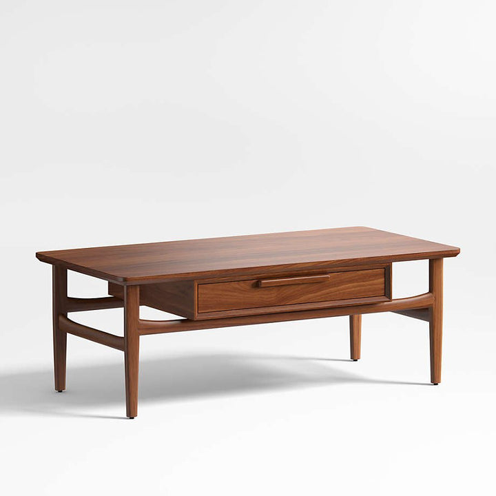 Tatez Living Lounge Center Rectangular Storage Coffee Table (Solid Wood) | Furniture | Waseeh Pakistan