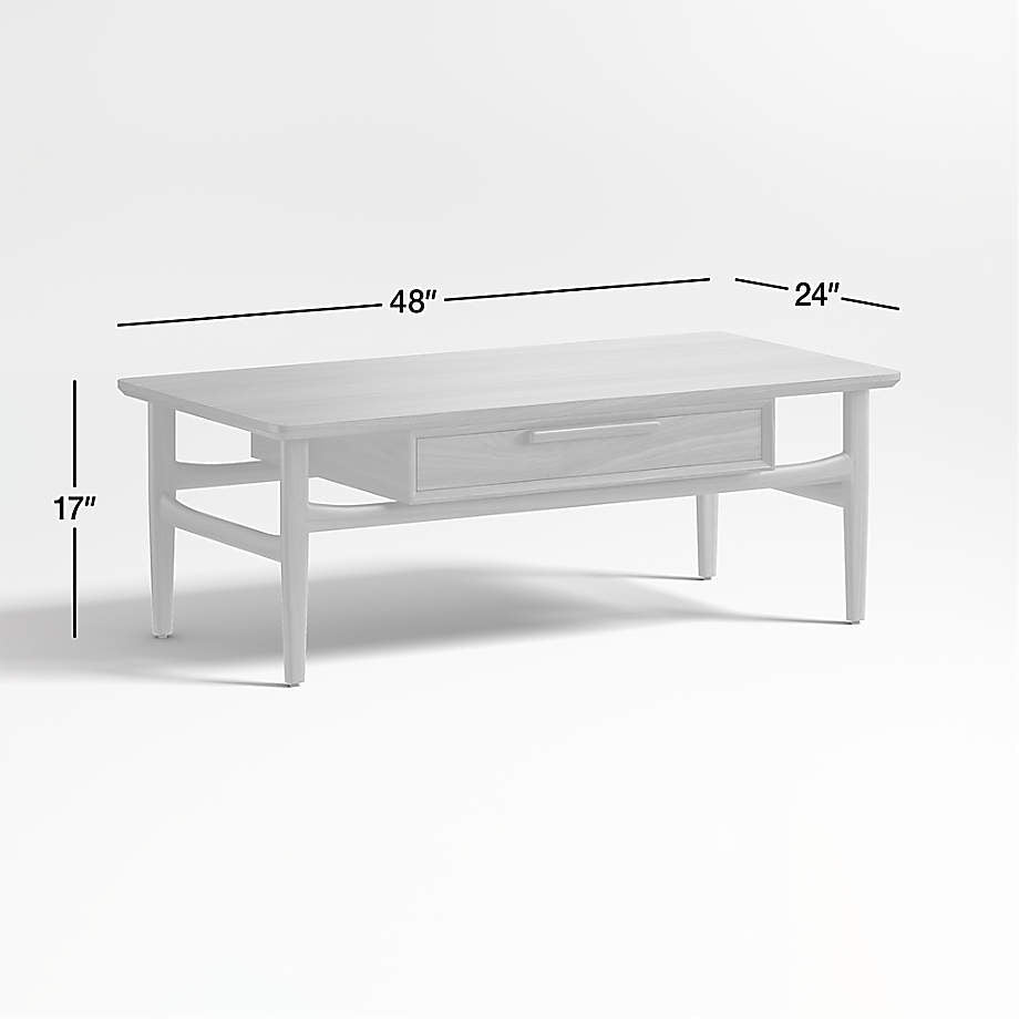 Tatez Living Lounge Center Rectangular Storage Coffee Table (Solid Wood) | Furniture | Waseeh Pakistan