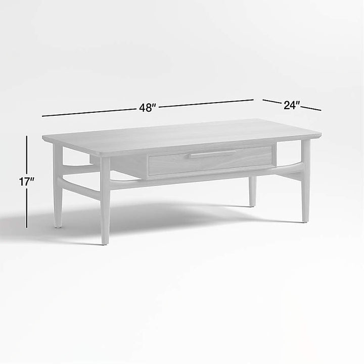 Tatez Living Lounge Center Rectangular Storage Coffee Table (Solid Wood) | Furniture | Waseeh Pakistan