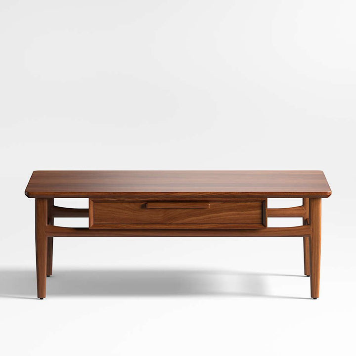 Tatez Living Lounge Center Rectangular Storage Coffee Table (Solid Wood) | Furniture | Waseeh Pakistan